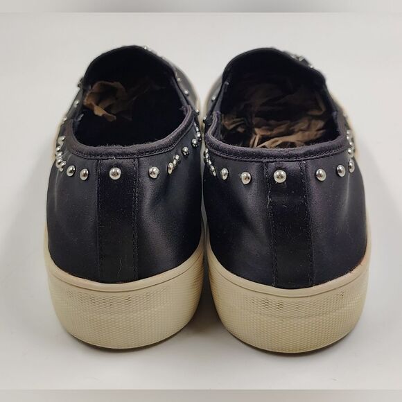 Steve Madden Rhinestone Bead Star Embellished Slip-On Sneakers Sz 9 - Picture 15 of 16